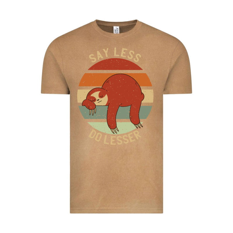 Say Less Do Lesser Funny Sloth Vintage Tee by linhVisuals | Teevron