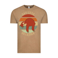 Vintage Coffee say less do lesser funny sloth Vintage Tee - linhVisuals