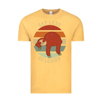 Vintage Mustard say less do lesser funny sloth Vintage Tee - linhVisuals