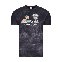 Cloud Black gon killua Vintage Tee - linhVisuals