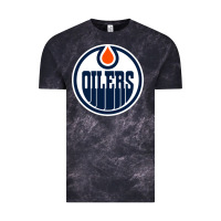 Cloud Black oilers Vintage Tee - linhVisuals