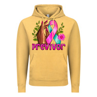 Vintage Mustard Previvor Breast Cancer Vintage Hoodie - NancyCooperArtShop