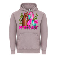 Vintage Zinc Previvor Breast Cancer Vintage Hoodie - NancyCooperArtShop
