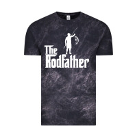 Cloud Black Fishing The Rodfather Vintage Tee - linhVisuals