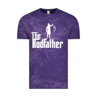 Cloud Purple Fishing The Rodfather Vintage Tee - linhVisuals