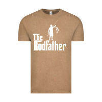 Vintage Coffee Fishing The Rodfather Vintage Tee - linhVisuals