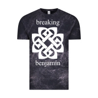 Cloud Black BREAKING BENJAMIN - BLACK AND WHITE Vintage Tee - linhVisuals