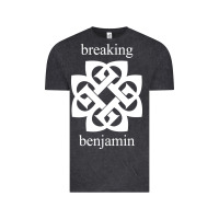 Vintage Black BREAKING BENJAMIN - BLACK AND WHITE Vintage Tee - linhVisuals