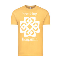 Vintage Mustard BREAKING BENJAMIN - BLACK AND WHITE Vintage Tee - linhVisuals