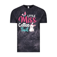 Cloud Black little miss cottontail easter Vintage Tee - linhVisuals