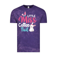 Cloud Purple little miss cottontail easter Vintage Tee - linhVisuals