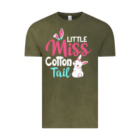 Little Miss Cottontail Easter Vintage Tee | Teevron