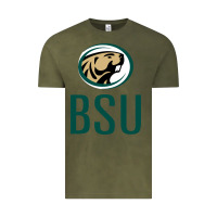 Vintage Olive bemidji state beavers, bsu, gear Vintage Tee - linhVisuals