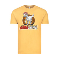 Vintage Mustard mamasaurus Vintage Tee - linhVisuals