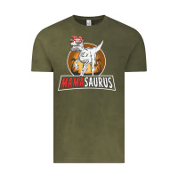 Vintage Olive mamasaurus Vintage Tee - linhVisuals