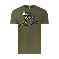 Vintage Olive sugar land skeeters Vintage Tee - linhVisuals