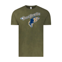Vintage Olive tri city dust baseball Vintage Tee - linhVisuals