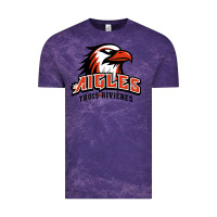 Cloud Purple trois rivières aigles Vintage Tee - linhVisuals