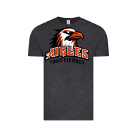 Vintage Black trois rivières aigles Vintage Tee - linhVisuals