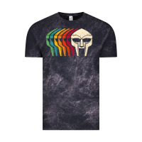 Cloud Black Retro Mask Doom Vintage Tee - linhVisuals