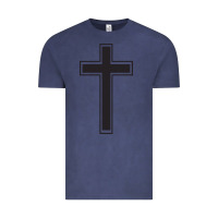 Vintage Denim Cross Vintage Tee - linhVisuals