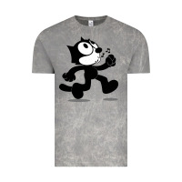 Cloud Rock felix the black cat music Vintage Tee - linhVisuals