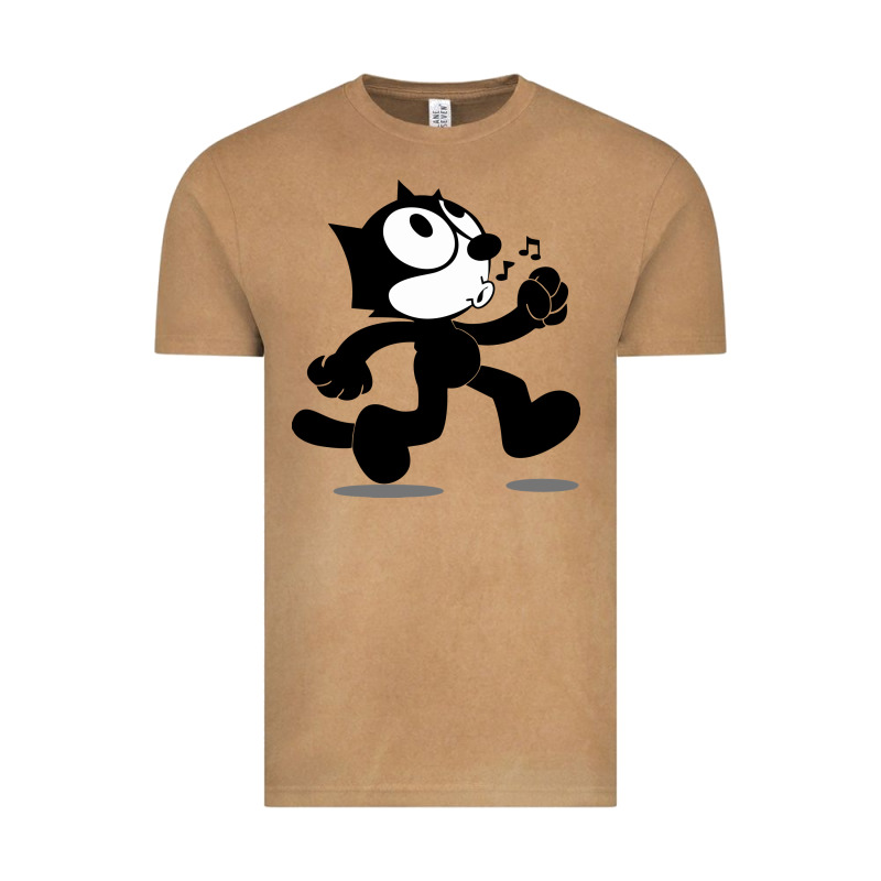 Felix The Black Cat Music Vintage Tee by linhVisuals | Teevron