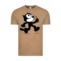 Vintage Coffee felix the black cat music Vintage Tee - linhVisuals