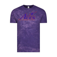 Cloud Purple evansville purple aces Vintage Tee - linhVisuals