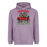 Lavender christmas farm fresh Heavyweight Hoodie - CowhideDigitalArt