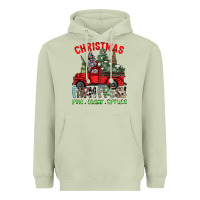 Matcha christmas farm fresh Heavyweight Hoodie - CowhideDigitalArt
