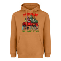 Meerkat christmas farm fresh Heavyweight Hoodie - CowhideDigitalArt