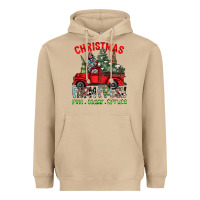 Mushroom christmas farm fresh Heavyweight Hoodie - CowhideDigitalArt