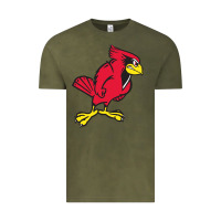 Vintage Olive illinois state redbirds Vintage Tee - linhVisuals