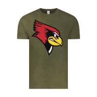 Vintage Olive illinois state redbirds Vintage Tee - linhVisuals