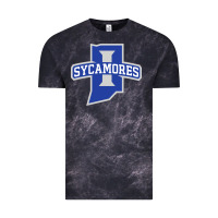 Cloud Black indiana state sycamores Vintage Tee - linhVisuals
