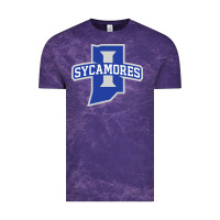 Cloud Purple indiana state sycamores Vintage Tee - linhVisuals