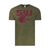 Vintage Olive southern illinois salukis Vintage Tee - linhVisuals