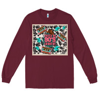 Burgundy raised 90's country Long Sleeve Tee - TumblerDesignByShophia
