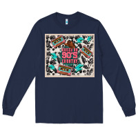 Navy raised 90's country Long Sleeve Tee - TumblerDesignByShophia