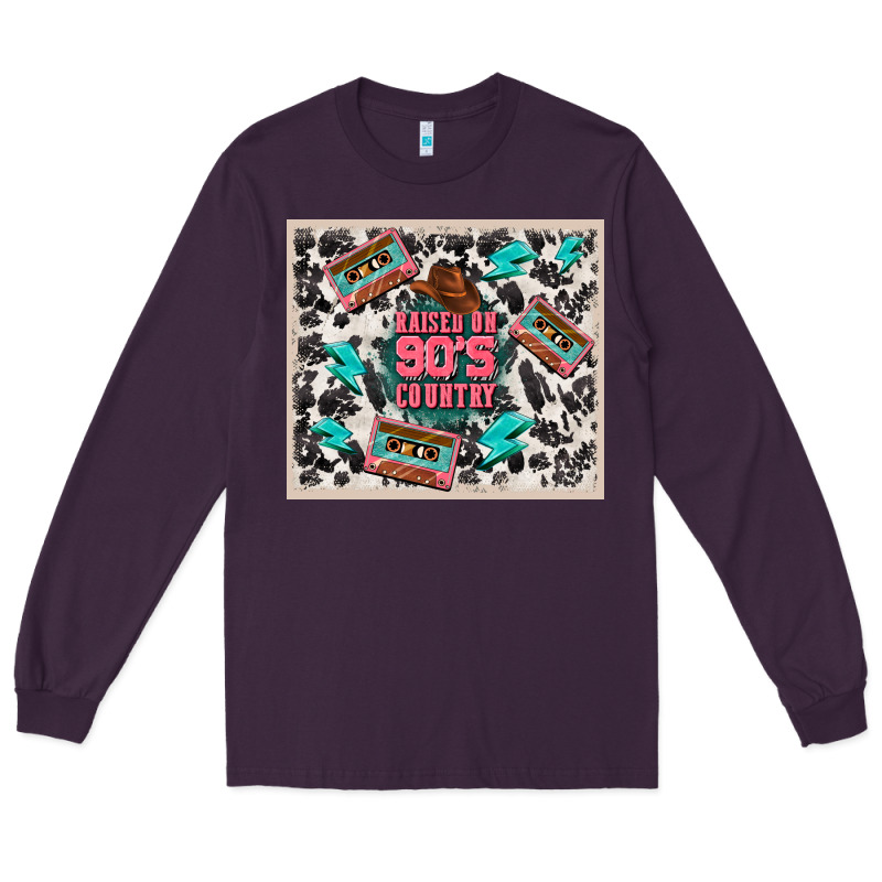 Raised 90's Country Long Sleeve Tee by TumblerDesignByShophia | Teevron