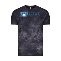 Cloud Black University of Alaska Fairbanks Vintage Tee - linhVisuals