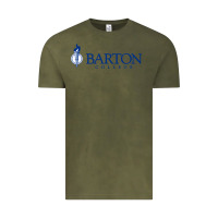 Vintage Olive Barton College Vintage Tee - linhVisuals