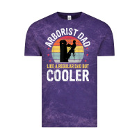 Cloud Purple arborist dad tree climber logger woodworker chainsaw mens t shirt Vintage Tee - linhVisuals
