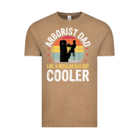 Vintage Coffee arborist dad tree climber logger woodworker chainsaw mens t shirt Vintage Tee - linhVisuals