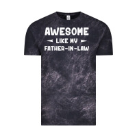 Cloud Black awesome like my father in law funny fathers day gift men wom t shirt Vintage Tee - linhVisuals