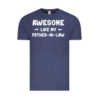 Vintage Denim awesome like my father in law funny fathers day gift men wom t shirt Vintage Tee - linhVisuals