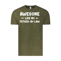 Vintage Olive awesome like my father in law funny fathers day gift men wom t shirt Vintage Tee - linhVisuals