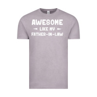 Vintage Zinc awesome like my father in law funny fathers day gift men wom t shirt Vintage Tee - linhVisuals