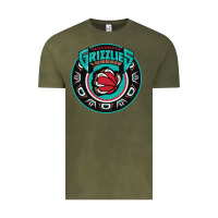 Vintage Olive vancouver grizzlie retro Vintage Tee - linhVisuals